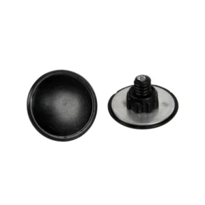 ΤΑΠΕΣ ΚΕΡΑΙΑΣ ΜΑΥΡΕΣ 22 mm 2 ΤΕΜ. 65657