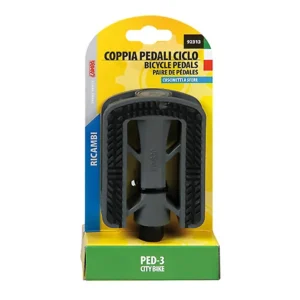 ΠΕΤΑΛΙΑ ΠΟΔΗΛΑΤΟΥ ΑΠΟ ΡΗΤΙΝΗ  ΜΕ ΑΝΑΚΛΑΣΤΗΡΕΣ/ΑΝΤΙΟΛΙΣΘΗΤΙΚΟ PVC ΓΚΡΙ ΧΡΩΜΑ CITY BIKE PED-3 2ΤΕΜ. 92313