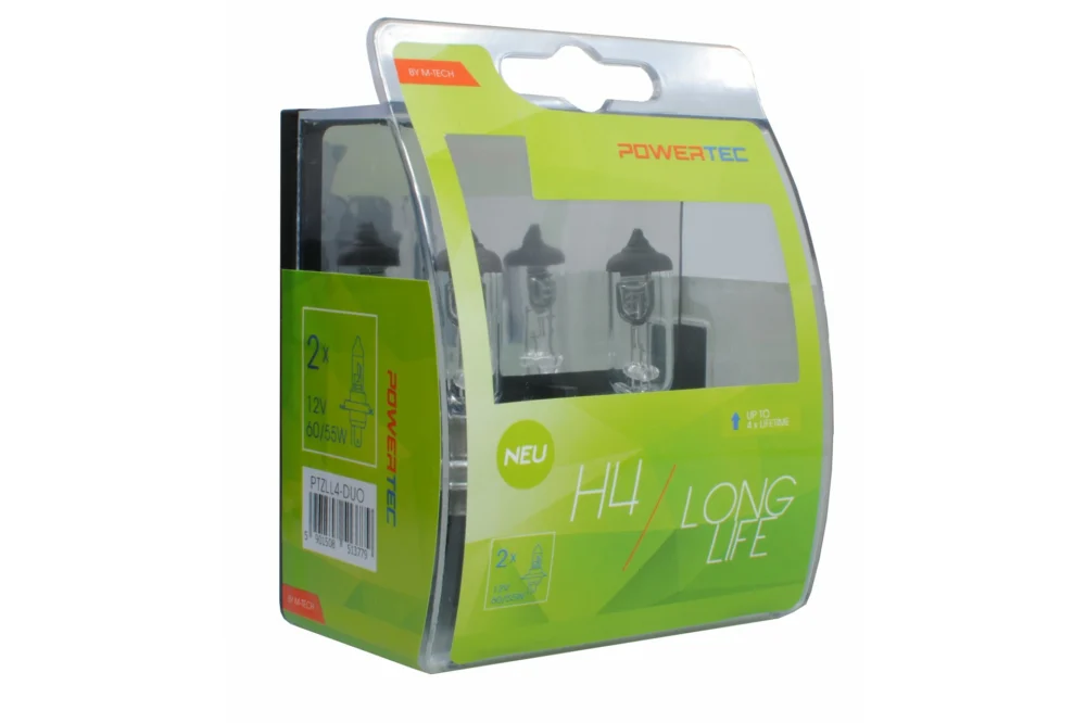 H4 12V 60/55W P43t POWERTEC LONG LIFE ΑΛΟΓΟΝΟΥ 2ΤΕΜ. H4 12V 60/55W P43t POWERTEC LONG LIFE ΑΛΟΓΟΝΟΥ 2ΤΕΜ. PTZLL4-DUO - Image 1
