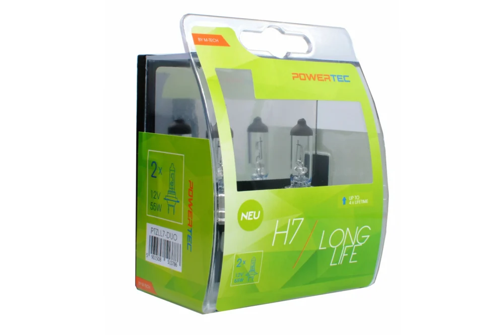 H7 12V 55W PX26d POWERTEC LONG LIFE ΑΛΟΓΟΝΟΥ 2ΤΕΜ. H7 12V 55W PX26d POWERTEC LONG LIFE ΑΛΟΓΟΝΟΥ 2ΤΕΜ. PTZLL7-DUO - Image 1