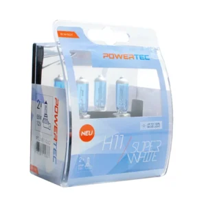 H11 12V 55W 3.450K PGJ19-2 POWERTECK SUPERWHITE 2ΤΕΜ. PTZSW11-DUO