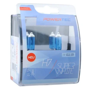 H7 12V 55W 3.450K PX26d POWERTECK SUPERWHITE 2ΤΕΜ. PTZSW7-DUO