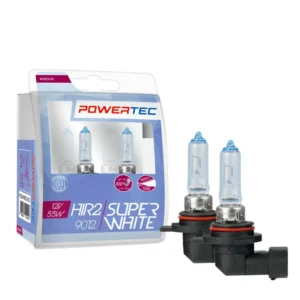 ΛΑΜΠΕΣ HIR2 9012 12V 15/55W  (up to 100% ) POWERTEC SUPERWHITE (up 3.500k) mTECH - 2 Τεμ. PTZSWHIR2-DUO