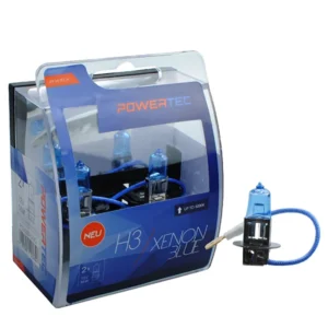 H3 12V 55W PK22s 5.000K POWERTEC XENON BLUE 2ΤΕΜ. M-TECH PTZXB3-DUO
