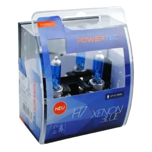 H7 12V 55W PX26d 5.000K-6000K POWERTEC XENON BLUE 2ΤΕΜ. M-TECH PTZXB7-DUO