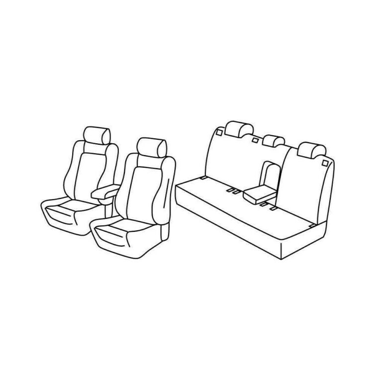 Lampa - Καλύμματα Καθισμάτων Superior για Volkswagen Golf Mk6 11/2008-10/2012 3/5πορτο Hatchback - 1 σετ (L.QF37057F) QF37057F