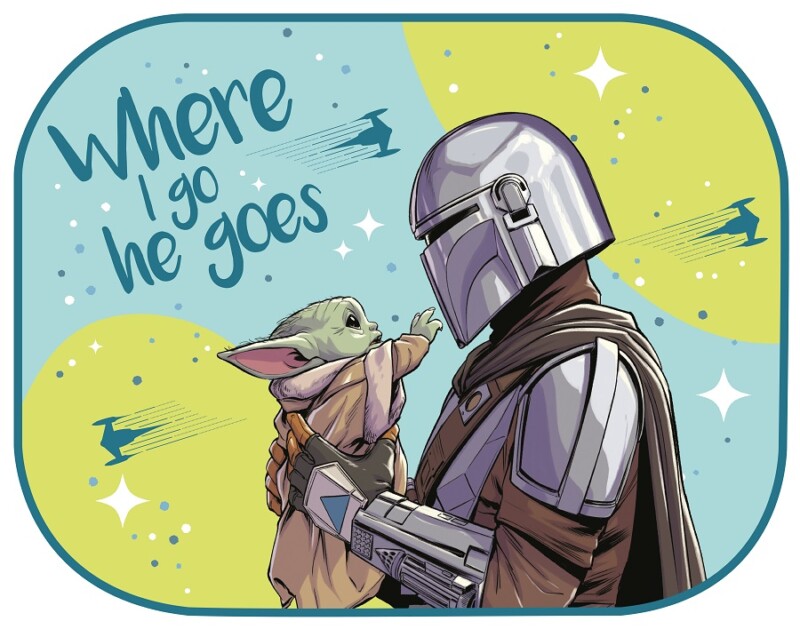 ΗΛΙΟΠΡΟΣΤΑΣΙΕΣ ΠΛΑΙΝΕΣ THE MANDALORIAN ΜΕ ΒΕΝΤΟΥΖΑ 2TEM (44x35cm) AMIO - 2 τεμ. ΗΛΙΟΠΡΟΣΤΑΣΙΕΣ ΠΛΑΙΝΕΣ THE MANDALORIAN ΜΕ ΒΕΝΤΟΥΖΑ 2TEM (44x35cm) AMIO - 2 τεμ. S59380 - Image 1