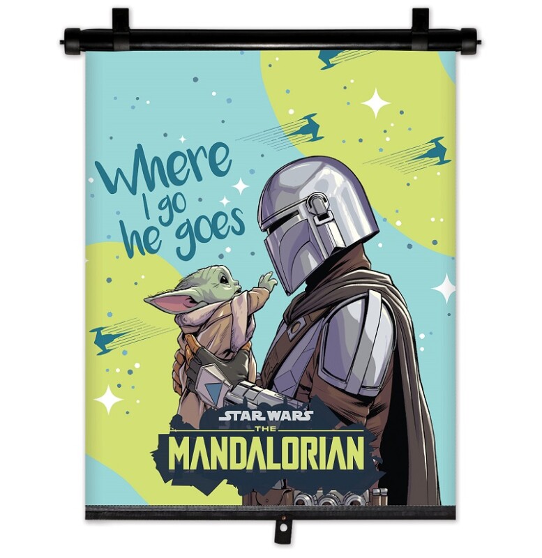 ΚΟΥΡΤΙΝΑΚΙ ΗΛΙΟΠΡΟΣΤΑΣΙΑΣ ΣΕ ΡΟΛΟ THE MANDALORIAN 36x45cm ΓΙΑ ΠΛΑΙΝΟ ΤΖΑΜΙ/ΠΙΣΩ ΠΑΡΜΠΡΙΖ AMIO - 1 Τεμ. ΚΟΥΡΤΙΝΑΚΙ ΗΛΙΟΠΡΟΣΤΑΣΙΑΣ ΣΕ ΡΟΛΟ THE MANDALORIAN 36x45cm ΓΙΑ ΠΛΑΙΝΟ ΤΖΑΜΙ/ΠΙΣΩ ΠΑΡΜΠΡΙΖ AMIO - 1 Τεμ. S59383 - Image 1