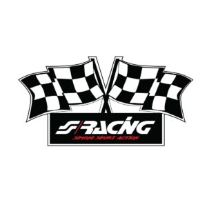 ΑΥΤΟΚΟΛΛΗΤΟ ''FLAG'' 100x50mm  ​SIMONI RACING - 1 TEM. SCS/F