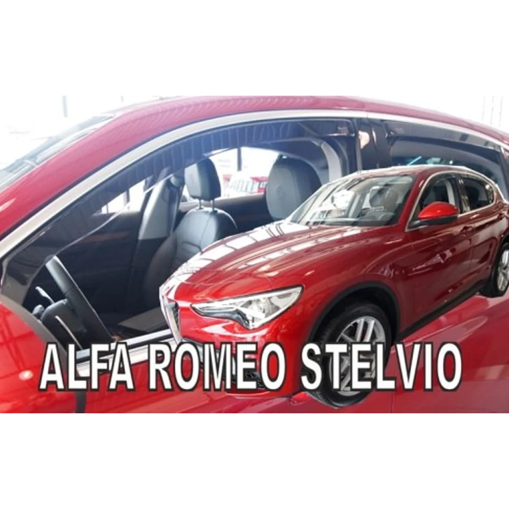 ΑΝΕΜΟΘΡΑΥΣΤΕΣ ΓΙΑ ALFA ROMEO STELVIO 5D 2017+ ΣΕΤ ΑΥΤΟΚΙΝΗΤΟΥ ΑΠΟ ΕΥΚΑΜΠΤΟ ΦΙΜΕ ΠΛΑΣΤΙΚΟ HEKO - 4 ΤΕΜ. ΑΝΕΜΟΘΡΑΥΣΤΕΣ ΓΙΑ ALFA ROMEO STELVIO 5D 2017+ ΣΕΤ ΑΥΤΟΚΙΝΗΤΟΥ ΑΠΟ ΕΥΚΑΜΠΤΟ ΦΙΜΕ ΠΛΑΣΤΙΚΟ HEKO - 4 ΤΕΜ. 10118 - Image 1
