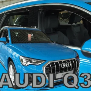 ΑΝΕΜΟΘΡΑΥΣΤΕΣ ΓΙΑ AUDI Q3 5D 2018+ ΣΕΤ ΑΥΤΟΚΙΝΗΤΟΥ ΑΠΟ ΕΥΚΑΜΠΤΟ ΦΙΜΕ ΠΛΑΣΤΙΚΟ HEKO - 4 ΤΕΜ. 10264