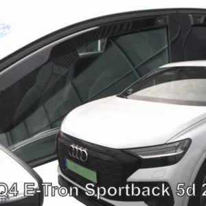 ΑΝΕΜΟΘΡΑΥΣΤΕΣ ΓΙΑ AUDI Q4 E-TRON SPORTBACK 5D 2021+  ΣΕΤ ΑΥΤΟΚΙΝΗΤΟΥ ΑΠΟ ΕΥΚΑΜΠΤΟ ΦΙΜΕ ΠΛΑΣΤΙΚΟ HEKO - 4 ΤΕΜ. ΑΝΕΜ.SET10282
