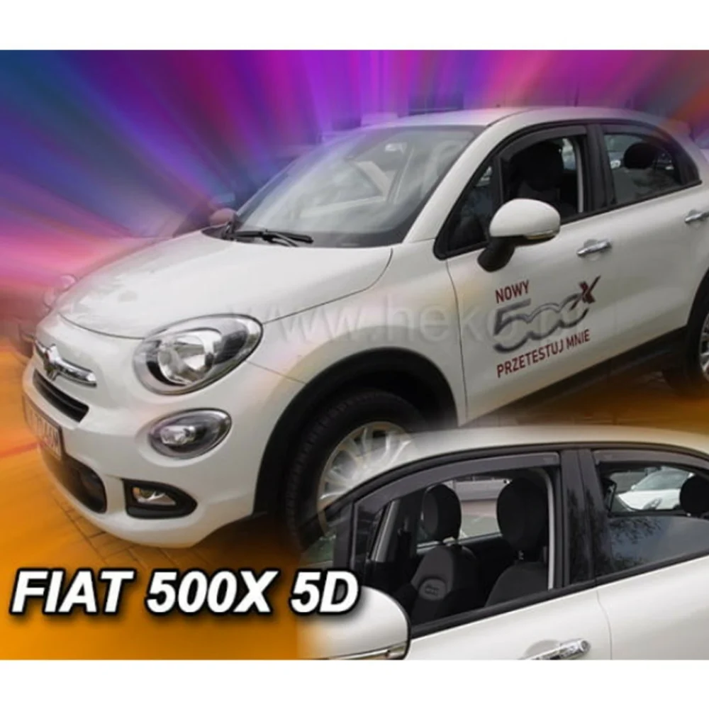 ΑΝΕΜΟΘΡΑΥΣΤΕΣ ΓΙΑ FIAT 500X 5D 2015 ΣΕΤ ΑΥΤΟΚΙΝΗΤΟΥ ΑΠΟ ΕΥΚΑΜΠΤΟ ΦΙΜΕ ΠΛΑΣΤΙΚΟ HEKO - 4 ΤΕΜ. ΑΝΕΜΟΘΡΑΥΣΤΕΣ ΓΙΑ FIAT 500X 5D 2015 ΣΕΤ ΑΥΤΟΚΙΝΗΤΟΥ ΑΠΟ ΕΥΚΑΜΠΤΟ ΦΙΜΕ ΠΛΑΣΤΙΚΟ HEKO - 4 ΤΕΜ. 15174 - Image 1