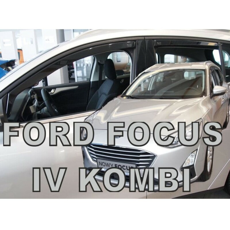ΑΝΕΜΟΘΡΑΥΣΤΕΣ ΓΙΑ FORD FOCUS MK4 5D COMBI/WAGON 2018+ ΣΕΤ ΑΥΤΟΚΙΝΗΤΟΥ ΑΠΟ ΕΥΚΑΜΠΤΟ ΦΙΜΕ ΠΛΑΣΤΙΚΟ HEKO - 4 ΤΕΜ. 15331