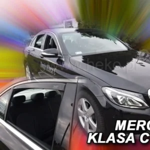 ΑΝΕΜΟΘΡΑΥΣΤΕΣ ΓΙΑ MERCEDES C-KLAS W205 4D 2014 ΣΕΤ ΑΥΤΟΚΙΝΗΤΟΥ ΑΠΟ ΕΥΚΑΜΠΤΟ ΦΙΜΕ ΠΛΑΣΤΙΚΟ HEKO - 4 ΤΕΜ. 23291