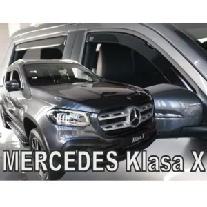 ΑΝΕΜΟΘΡΑΥΣΤΕΣ ΓΙΑ MERCEDES X-KLAS W470 4D 2017+ ΣΕΤ ΑΥΤΟΚΙΝΗΤΟΥ ΑΠΟ ΕΥΚΑΜΠΤΟ ΦΙΜΕ ΠΛΑΣΤΙΚΟ HEKO - 4 ΤΕΜ. 23611