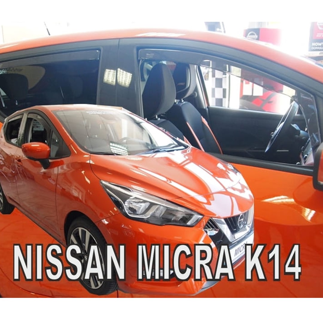 ΑΝΕΜΟΘΡΑΥΣΤΕΣ ΓΙΑ NISSAN MICRA K14 5D 2017+ ΣΕΤ ΑΥΤΟΚΙΝΗΤΟΥ ΑΠΟ ΕΥΚΑΜΠΤΟ ΦΙΜΕ ΠΛΑΣΤΙΚΟ HEKO - 4 ΤΕΜ. ΑΝΕΜΟΘΡΑΥΣΤΕΣ ΓΙΑ NISSAN MICRA K14 5D 2017+ ΣΕΤ ΑΥΤΟΚΙΝΗΤΟΥ ΑΠΟ ΕΥΚΑΜΠΤΟ ΦΙΜΕ ΠΛΑΣΤΙΚΟ HEKO - 4 ΤΕΜ. 24297 - Image 1