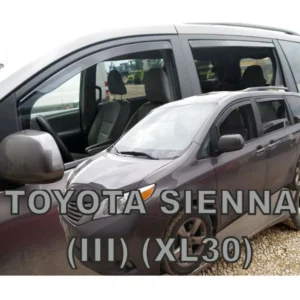 ΑΝΕΜΟΘΡΑΥΣΤΕΣ ΓΙΑ TOYOTA SIENNA III XL30 5D 2010+ ΣΕΤ ΑΥΤΟΚΙΝΗΤΟΥ ΑΠΟ ΕΥΚΑΜΠΤΟ ΦΙΜΕ ΠΛΑΣΤΙΚΟ HEKO - 4 ΤΕΜ. 29655