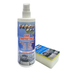 Γυαλιστικό Γαλάκτωμα Σπρέι Seboy Wax για Ταμπλό και Επιφάνειες από Πλαστικό, Βινύλ, Δέρμα, Λάστιχο με Σφουγγάρι Εφαρμογής 300 ml - 1 τεμ. SE-30207