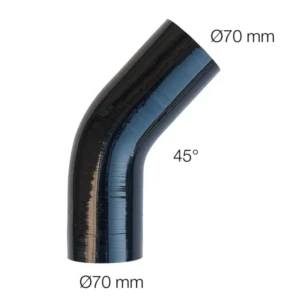 ΓΩΝΙΑ ΣΙΛΙΚΟΝΗΣ ΜΑΥΡΗ Φ70 45 ΜΟΙΡΕΣ 4514