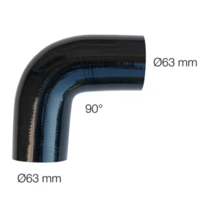 ΓΩΝΙΑ ΣΙΛΙΚΟΝΗΣ ΜΑΥΡΗ Φ63 90 ΜΟΙΡΕΣ 9013