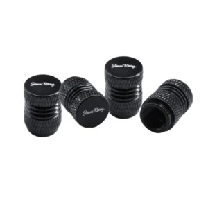 ΚΑΠΑΚΙΑ ΒΑΛΒΙΔΩΝ MILLED ΑΛΟΥΜΙΝΙΟΥ ΜΑΥΡΑ SIMONI RACING  - 4 τεμ. CAPS/9N