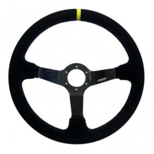 ΤΙΜΟΝΙ CARRERA ΤΡΙΑΚΤΙΝΟ 350 mm/ΠΑΧΟΣ 104 mm/BΑΘΟΣ 90 mm (ΜΑΥΡΟ ΣΟΥΕΝΤ ΜΕ ΚΙΤΡΙΝΗ ΡΙΓΑ) CAR/350C