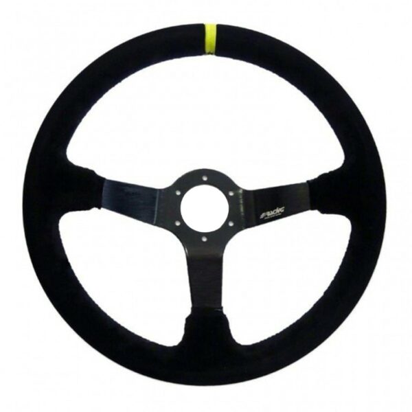 ΤΙΜΟΝΙ CARRERA ΤΡΙΑΚΤΙΝΟ 350 mm/ΠΑΧΟΣ 104 mm/BΑΘΟΣ 90 mm (ΜΑΥΡΟ ΣΟΥΕΝΤ ΜΕ ΚΙΤΡΙΝΗ ΡΙΓΑ) CAR/350C