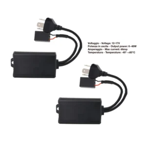 ΑΝΤΙΣΤΑΣΗ CAN-BUS ΓΙΑ LED ΚΙΤ H4  12V (ΑΝΤΙΣΤΑΣΗ-ΨΕΥΤΗΣ-CANCELLER) SIMONI RACING - 2 TEM. DECO4