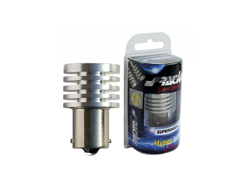 ΛΑΜΠΑΚΙ BAY15d ME 3 MICROLED ΛΕΥΚΟ SIMONI RACING - 1TΕΜ. ΛΑΜΠΑΚΙ BAY15d ME 3 MICROLED ΛΕΥΚΟ SIMONI RACING - 1TΕΜ. HL2/19W - Image 1