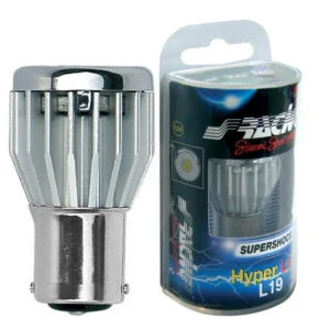 ΛΑΜΠΑΚΙ BAY15d ΜΕ 3 MICROLED ΛΕΥΚΟ SIMONI RACING - 1TΕΜ. HL4/19W