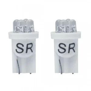 T10 W5W 12V ΛΕΥΚΑ ΜΕ 4LED 2ΤΕΜ LM4/W