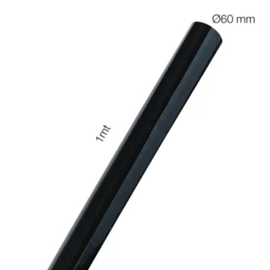 ΣΩΛΗΝΑΣ ΣΙΛΙΚΟΝΗΣ ΜΑΥΡΟΣ Φ60 ΜΗΚΟΣ 1Μ M12