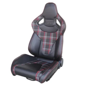 ΚΑΘΙΣΜΑ JACKIE ΑΝΑΚΛΙΝΟΜΕΝΟ ΜΑΥΡΟ/ΚΑΡΟ ΜΕ ΣΙΔΗΡΟΔΡΟΜΟ SIMONI RACING - 1ΤΕΜ SRS/13N