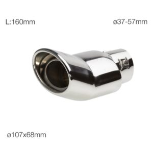ΑΚΡΟ ΕΞΑΤΜΙΣΗΣ INOX TRX36 SIMONI RACING - 1 ΤΕΜ. TRX/38