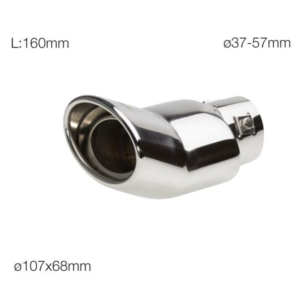 ΑΚΡΟ ΕΞΑΤΜΙΣΗΣ INOX TRX36 SIMONI RACING - 1 ΤΕΜ. TRX/38