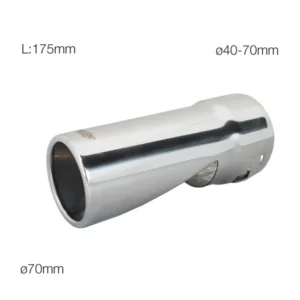 ΑΚΡΟ ΕΞΑΤΜΙΣΗΣ TRX97 175mm 40-70mm (ΦΑΛΤΣΟΚΟΜΜΕΝΟ ΣΤΗ ΜΕΣΗ) TRX/97