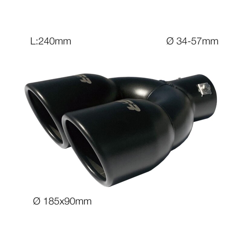 ΑΚΡΟ (ΜΠΟΥΚΑ) ΕΞΑΤΜΙΣΗΣ ΔΙΠΛΗ ΣΕ ΜΑΥΡΟ ΧΡΩΜΑ Φ34-57 mm (ΜΗΚΟΣ 240 mm/ΔΙΑΜΕΤΡΟΣ ΕΞΩΤΕΡΙΚΗ 185x90mm) SIMONI RACING - 1 τεμ. ΑΚΡΟ (ΜΠΟΥΚΑ) ΕΞΑΤΜΙΣΗΣ ΔΙΠΛΗ ΣΕ ΜΑΥΡΟ ΧΡΩΜΑ Φ34-57 mm (ΜΗΚΟΣ 240 mm/ΔΙΑΜΕΤΡΟΣ ΕΞΩΤΕΡΙΚΗ 185x90mm) SIMONI RACING - 1 τεμ. TRX/59N - Image 1