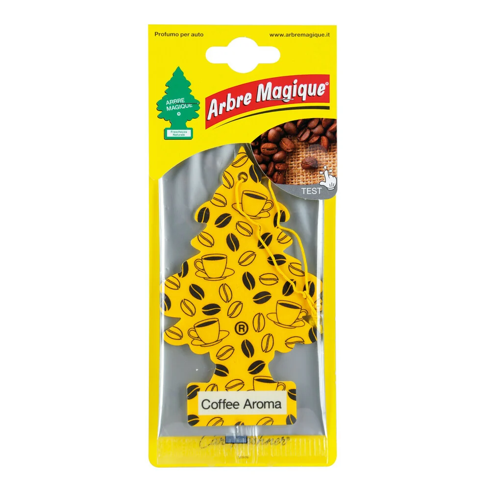 ΑΡΩΜΑΤΙΚΟ ΑΥΤΟΚΙΝΗΤΟΥ ΚΡΕΜΑΣΤΟ ΔΕΝΤΡΑΚΙ COFFEE ARBRE MAGIQUE LAMPA - 1 TEM. ΑΡΩΜΑΤΙΚΟ ΑΥΤΟΚΙΝΗΤΟΥ ΚΡΕΜΑΣΤΟ ΔΕΝΤΡΑΚΙ COFFEE ARBRE MAGIQUE LAMPA - 1 TEM. TA102376 - Image 1