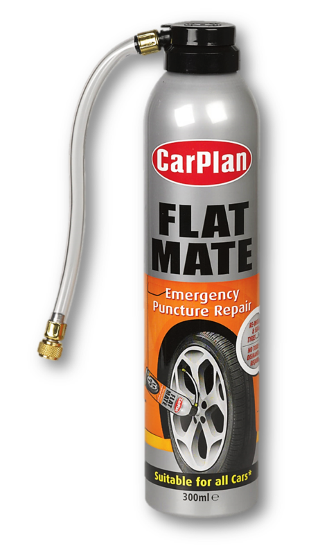 ΑΦΡΟΣ ΕΠΙΣΚΕΥΗΣ ΕΛΑΣΤΙΚΩΝ (ΓΙΑ ΕΛΑΣΤΙΚΑ ΕΩΣ 155-R13) CARPLAN FLAT MATE (ΤΥΠΟΥ FAST) 300ML CFM300