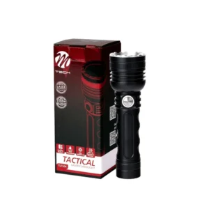 ΦΑΚΟΣ ΧΕΙΡΟΣ 1x10W 490lm IP65 140mm Φ40mm 5000mAh Li-ion TACTICAL LASER FLASHLIGHT M-TECH - 1 Τεμ. TLF104
