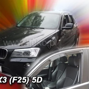 ΑΝΕΜΟΘΡΑΥΣΤΕΣ ΓΙΑ BMW X3 F25 5D 2010-2017 ΖΕΥΓΑΡΙ ΑΠΟ ΕΥΚΑΜΠΤΟ ΦΙΜΕ ΠΛΑΣΤΙΚΟ HEKO - 2 ΤΕΜ. 11151