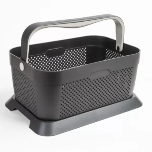 ΚΑΛΑΘΙ ΜΕΤΑΦΟΡΑΣ ΠΡΟΙΟΝΤΩΝ RATI ΓΚΡΙ ΠΛΑΣΤΙΚΟ ΜΕ ΑΝΤΙΟΛΙΣΘΗΤΙΚΗ ΒΑΣΗ 21L 12kg max ΜΕ ΛΑΒΗ 438x292x315mm RATI - 1 τεμ. V01885