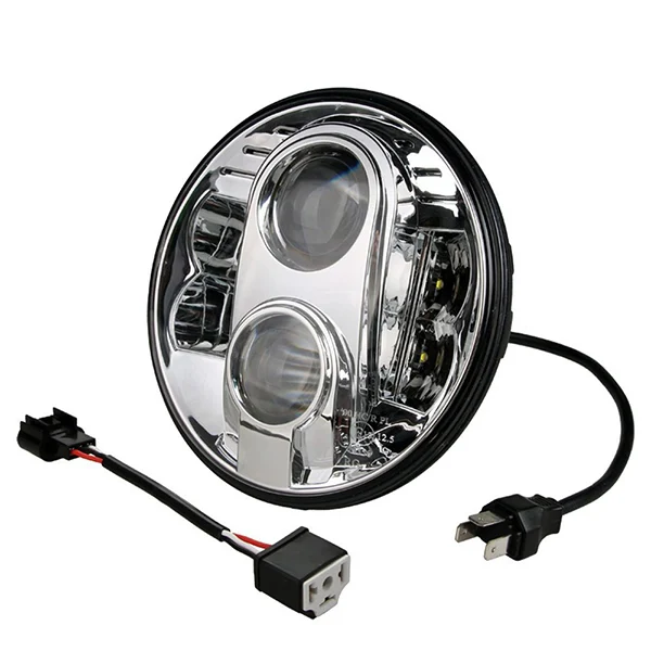 ΦΑΝΑΡΙ ΣΤΡΟΓΓΥΛΟ 7 ΙΝΤΣΩΝ ME 8LED CREE (XML-10W) 9-36V 6000-6500K CHROME ΦΑΝΑΡΙ ΣΤΡΟΓΓΥΛΟ 7 ΙΝΤΣΩΝ ME 8LED CREE (XML-10W) 9-36V 6000-6500K CHROME WHL101 - Image 1