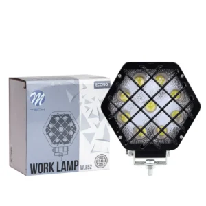 ΠΡΟΒΟΛΕΑΣ ΕΡΓΑΣΙΑΣ 12-30V 27W 9X1WSMD LED max1600lm ΕΞΑΓΩΝΟΣ 138x124x65mm SPOT ECONO M-TECH - 1 Τεμ. WLE52