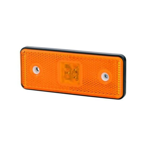 ΦΩΣ ΟΓΚΟΥ ΑΝΑΚΛΑΣΤΙΚΟ  LD161 12/24V 3LED HORPOL ΠΟΡΤΟΚΑΛΙ 11 x 4 cm -1ΤΕΜ. WMLHOR161/4
