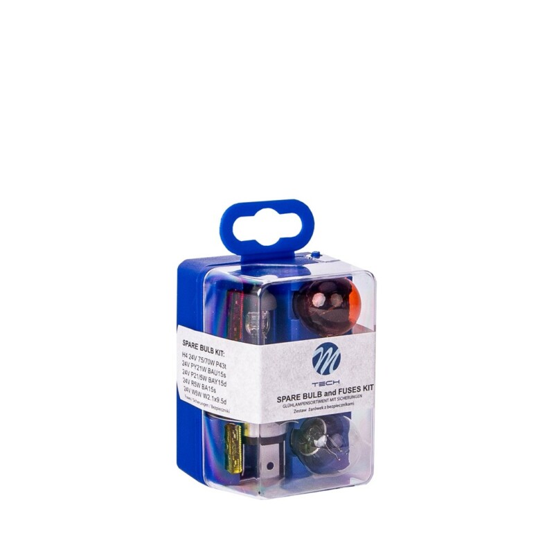 ΑΝΤΑΛΛΑΚΤΙΚΟ KIT ΣΕ ΠΛΑΣΤΙΚΟ ΚΟΥΤΙ H4 24V 70W/PY21W 24V/P21/5W 24V/R5W 24V/W5W (T10) 24V M-TECH - 5 ΤΕΜ. ΑΝΤΑΛΛΑΚΤΙΚΟ KIT ΣΕ ΠΛΑΣΤΙΚΟ ΚΟΥΤΙ H4 24V 70W/PY21W 24V/P21/5W 24V/R5W 24V/W5W (T10) 24V M-TECH - 5 ΤΕΜ. ZZ904 - Image 1