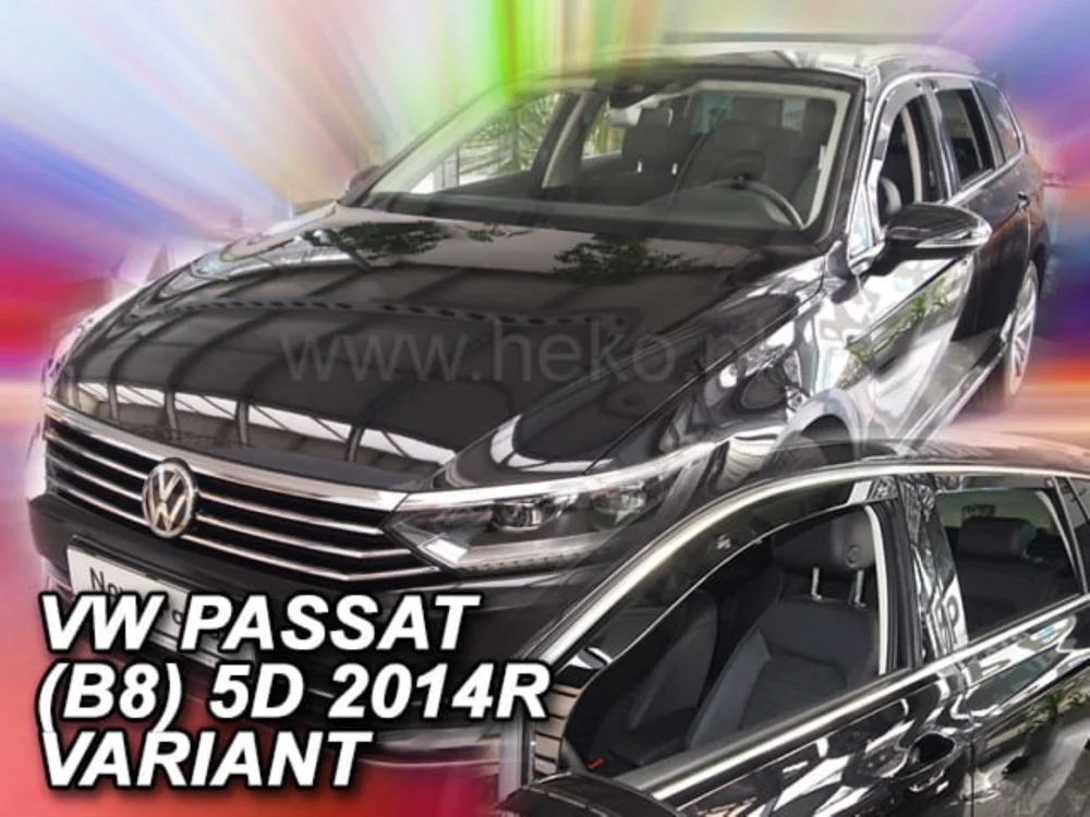 ΑΝΕΜΟΘΡΑΥΣΤΕΣ ΓΙΑ VW PASSAT 5D VARIANT 2014+ ΣΕΤ ΑΥΤΟΚΙΝΗΤΟΥ ΑΠΟ ΕΥΚΑΜΠΤΟ ΦΙΜΕ ΠΛΑΣΤΙΚΟ HEKO - 4 ΤΕΜ. ΑΝΕΜΟΘΡΑΥΣΤΕΣ ΓΙΑ VW PASSAT 5D COMBI/VARIANT/SW 2014+ ΑΝΕΜΟΘΡΑΥΣΤΕΣ ΣΕΤ ΑΥΤΟΚΙΝΗΤΟΥ ΑΠΟ ΕΥΚΑΜΠΤΟ ΦΙΜΕ ΠΛΑΣΤΙΚΟ HEKO - 4 ΤΕΜ. 31003 - Image 1