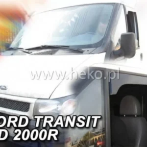 ΑΝΕΜΟΘΡΑΥΣΤΕΣ ΓΙΑ FORD TRANSIT 2D 2000-2006 / T300 ΑΝΩ ΜΕΡΟΣ ΚΟΝΤΟ ΖΕΥΓΑΡΙ ΑΠΟ ΕΥΚΑΜΠΤΟ ΦΙΜΕ ΠΛΑΣΤΙΚΟ HEKO - 2 ΤΕΜ. 15249