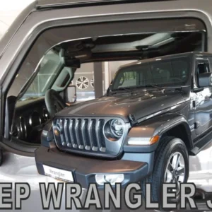 ΑΝΕΜΟΘΡΑΥΣΤΕΣ ΓΙΑ JEEP WRANGLER / GLADIATOR JL IV 5D 2019+ ΖΕΥΓΑΡΙ ΑΠΟ ΕΥΚΑΜΠΤΟ ΦΙΜΕ ΠΛΑΣΤΙΚΟ HEKO - 2 ΤΕΜ. 19132